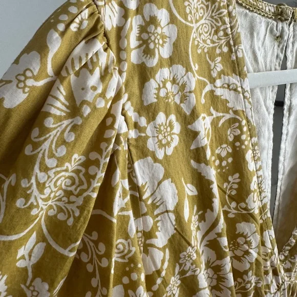 Maeve Mustard Floral Dress - Picture 4 of 5